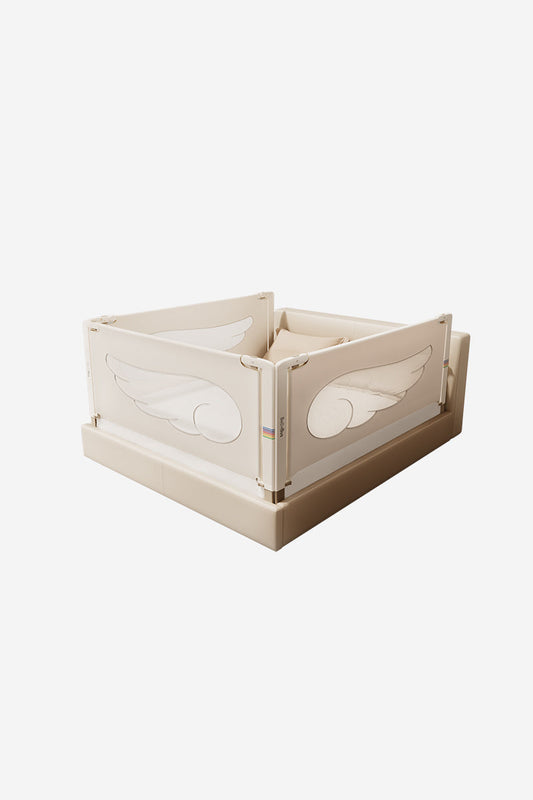 Child bed guardrail